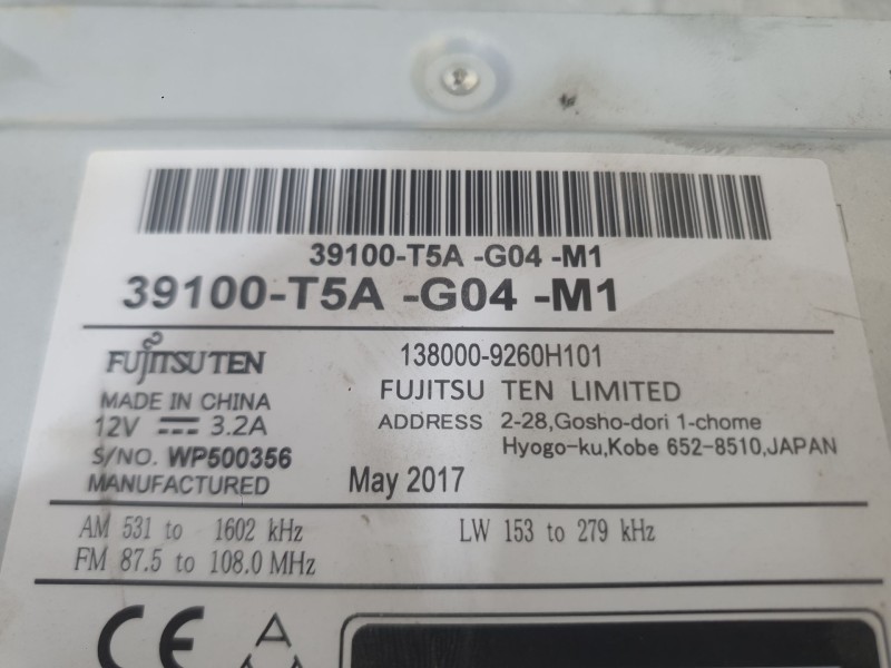 Recambio de sistema navegacion gps para honda jazz iv (gk_) 1.3 referencia OEM IAM   