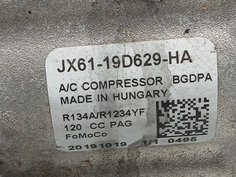 Recambio de compresor aire acondicionado para ford focus iv (hn) 1.5 ecoblue referencia OEM IAM 2469393  