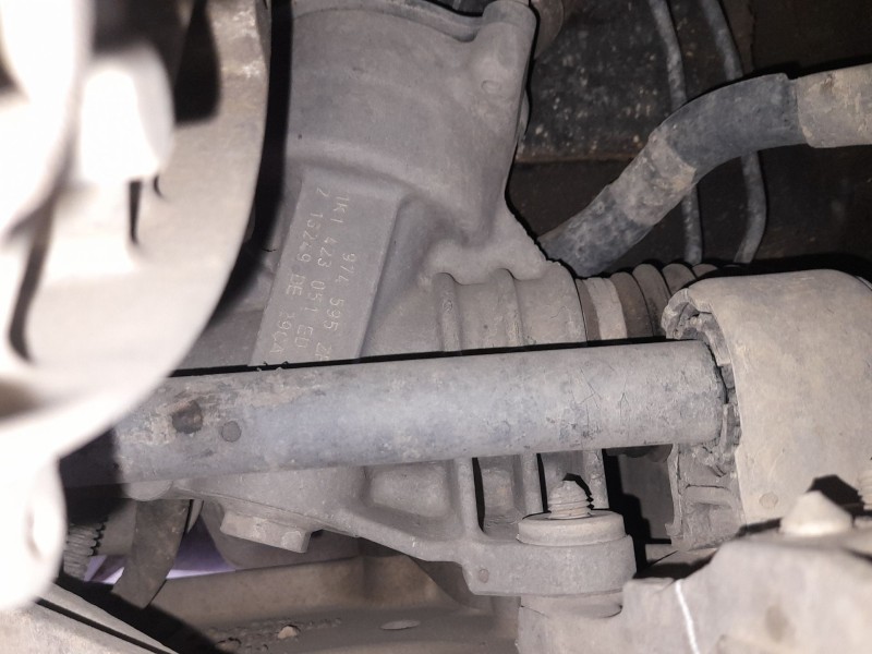 Recambio de cremallera direccion para volkswagen golf vi (5k1) 1.4 tsi referencia OEM IAM 1K1423055M MECÁNICA 