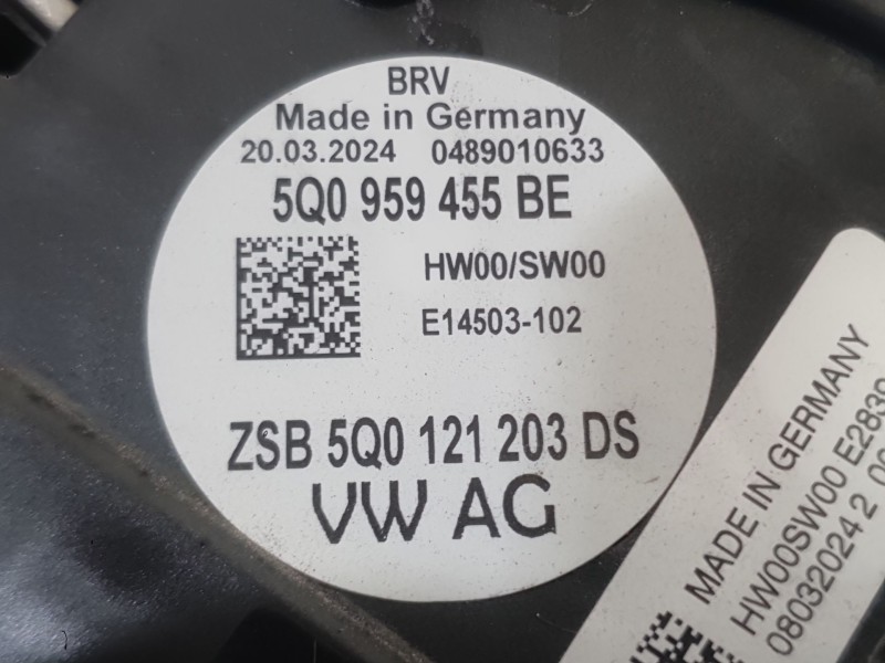 Recambio de electroventilador para seat leon (kl1, klg) 1.5 etsi referencia OEM IAM 5WA121203P 5WA121203B 