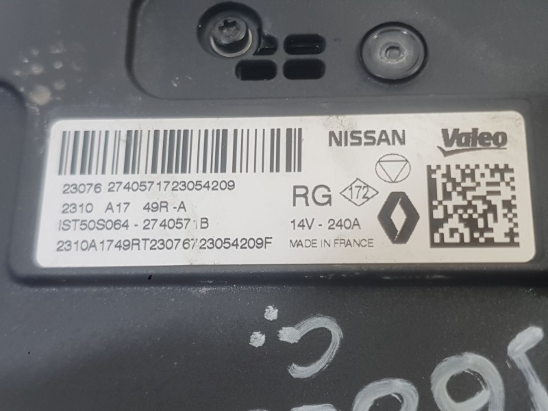 Recambio de alternador para mitsubishi asx (vsx_, vse_) 1.3 mhev (vsxg3) referencia OEM IAM MQ000373  
