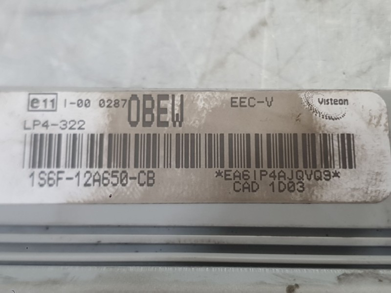 Recambio de centralita motor uce para ford fiesta iv (ja_, jb_) 1.3 i referencia OEM IAM   