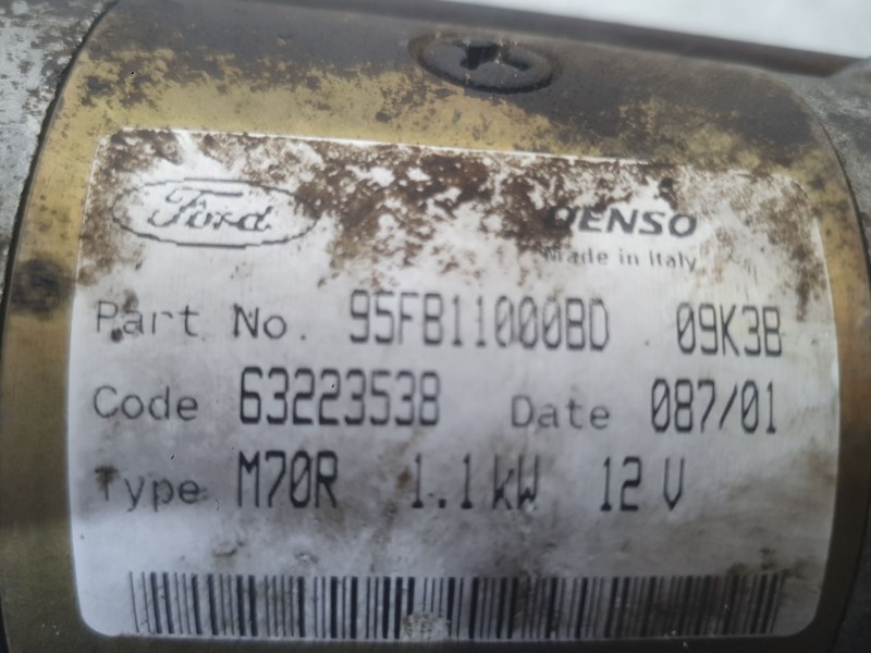 Recambio de motor arranque para ford fiesta iv (ja_, jb_) 1.3 i referencia OEM IAM 1416205 1416226 