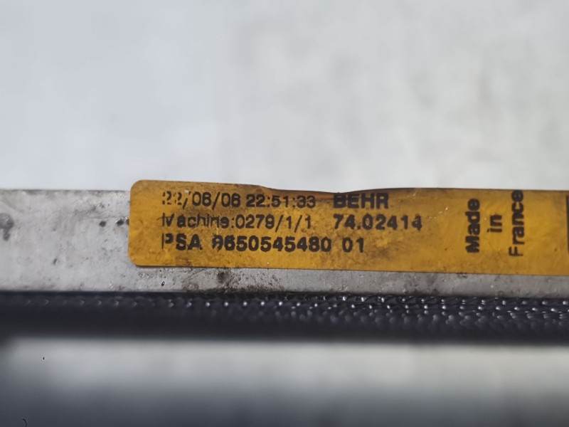 Recambio de condensador / radiador aire acondicionado para peugeot 307 sw (3h) 2.0 hdi 135 referencia OEM IAM 6455GH  
