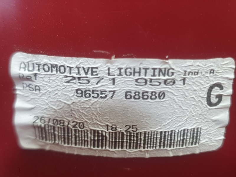 Recambio de piloto trasero izquierdo para peugeot 307 sw (3h) 2.0 hdi 135 referencia OEM IAM 6350X2  