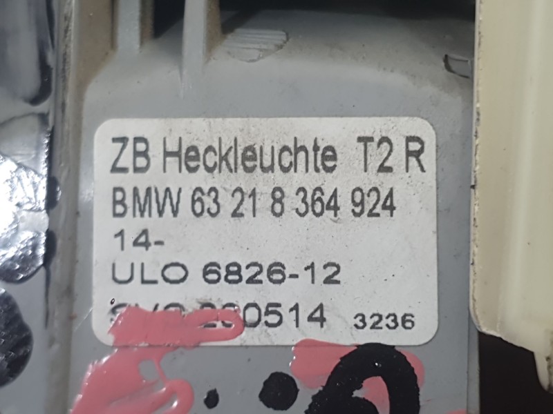 Recambio de piloto trasero derecho interior para bmw 3 (e46) 316 i referencia OEM IAM 63218364924  