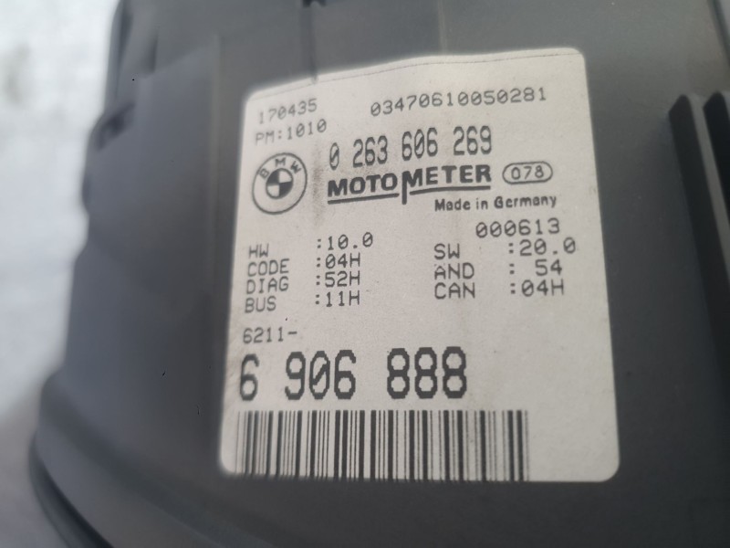 Recambio de cuadro instrumentos para bmw 3 (e46) 316 i referencia OEM IAM 62116985643  