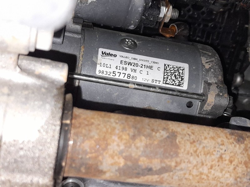 Recambio de motor arranque para citroën c3 aircross i (2r_, 2c_) 1.5 bluehdi 110 referencia OEM IAM 9832577880 1665663980 