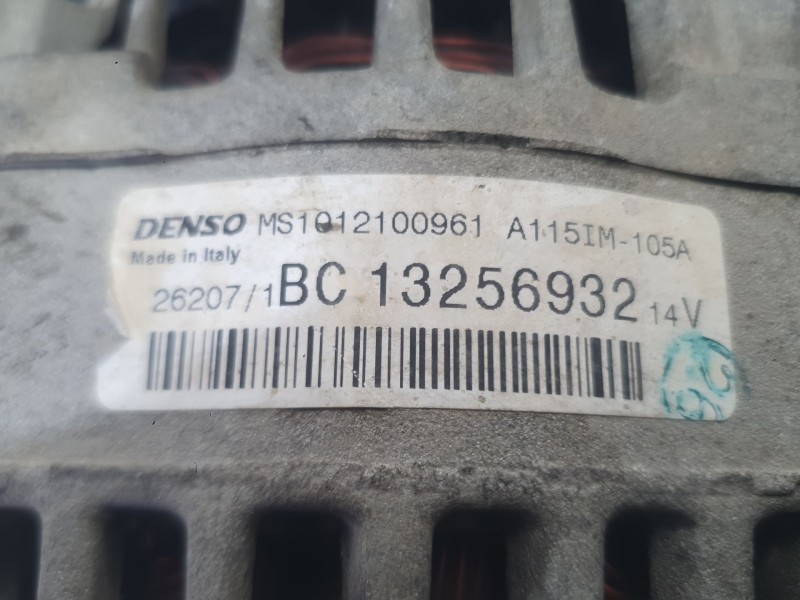 Recambio de alternador para opel corsa d (s07) 1.3 cdti (l08, l68) referencia OEM IAM 95520014 13256932 