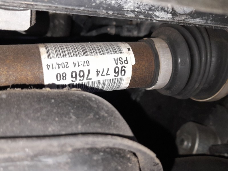 Recambio de transmision delantera derecha para citroën c4 cactus 1.2 vti 82 referencia OEM IAM 9677476680  