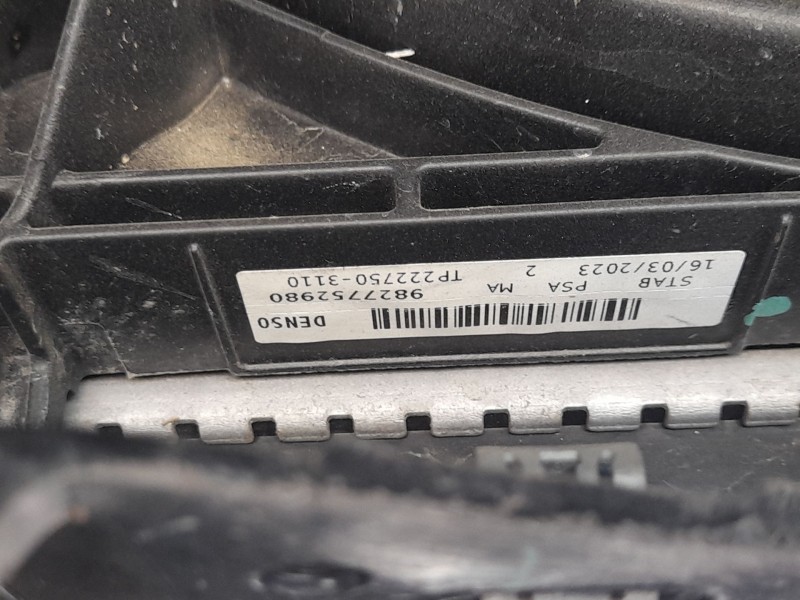 Recambio de electroventilador para peugeot 208 ii (ub_, up_, uw_, uj_) 1.2 puretech 100 referencia OEM IAM 9827752980  