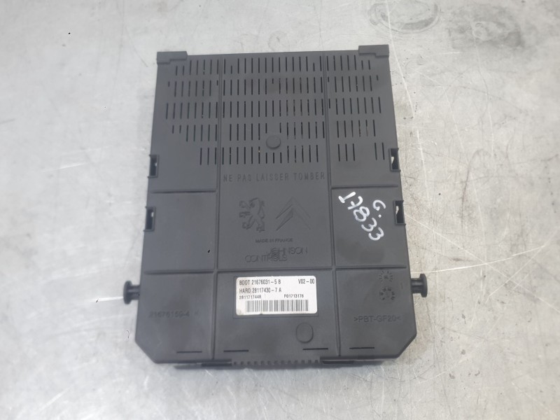 Recambio de caja reles / fusibles para peugeot 307 sw (3h) 2.0 hdi 135 referencia OEM IAM 9661940080 BSI 