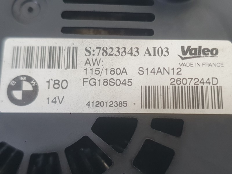 Recambio de alternador para bmw 1 (f20) 116 d referencia OEM IAM 12317605060 12317823344 