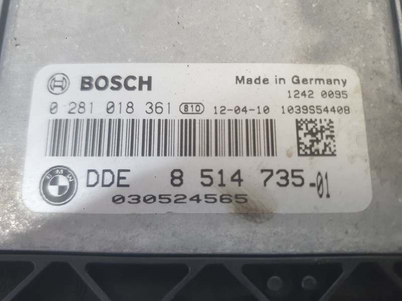 Recambio de centralita motor uce para bmw 1 (f20) 116 d referencia OEM IAM 13618579482  