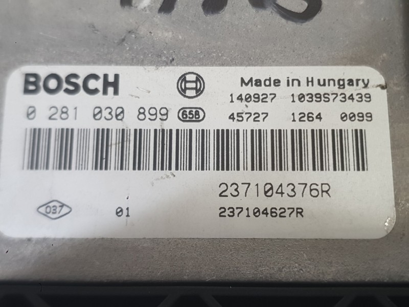 Recambio de centralita motor uce para renault clio iv (bh_) 1.5 dci 90 referencia OEM IAM 237102748R  