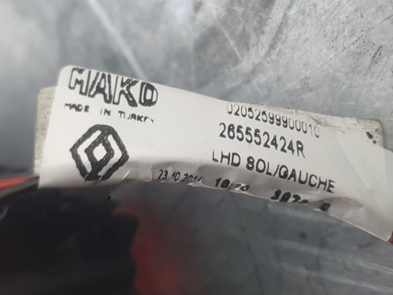 Recambio de piloto trasero izquierdo interior para renault clio iv (bh_) 1.5 dci 90 referencia OEM IAM 265552424R  