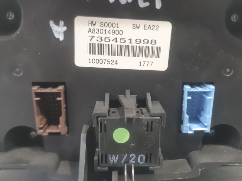 Recambio de mando climatizador para fiat 500 (312_) 1.4 (312axc1b, 312cxc1b) referencia OEM IAM   