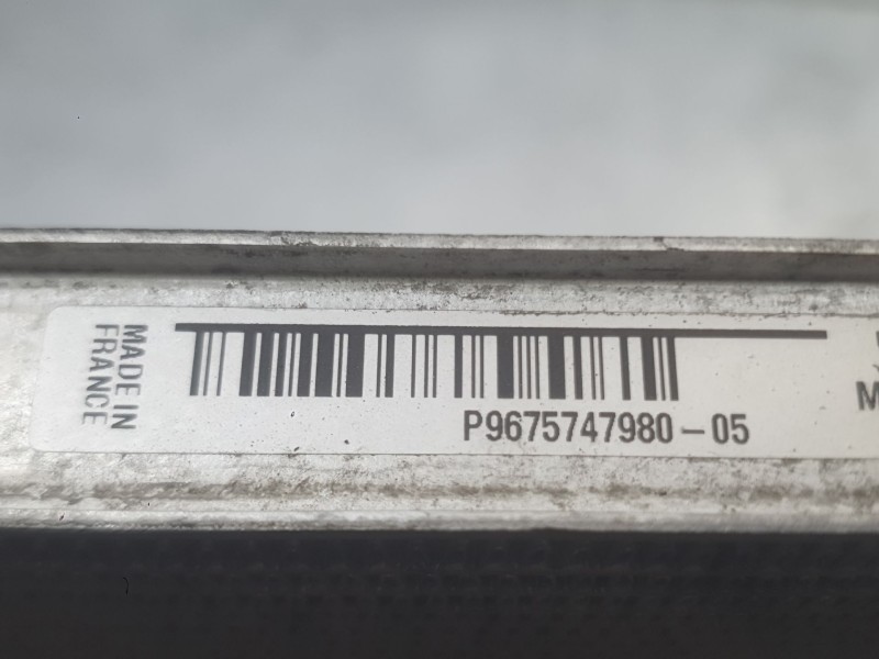 Recambio de radiador agua para peugeot 3008 ii suv (mc_, mr_, mj_, m4_) 1.5 bluehdi 130 referencia OEM IAM 9675747980  
