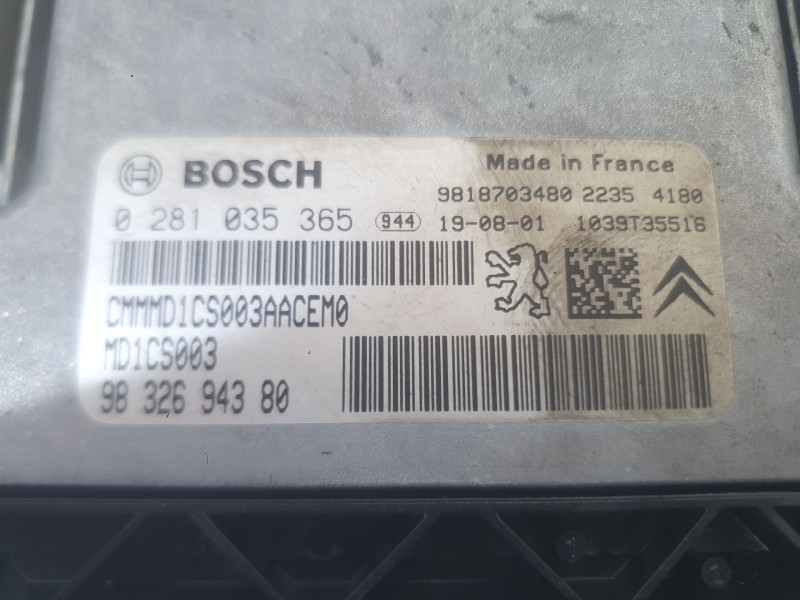 Recambio de centralita motor uce para peugeot 3008 ii suv (mc_, mr_, mj_, m4_) 1.5 bluehdi 130 referencia OEM IAM 1636538480  