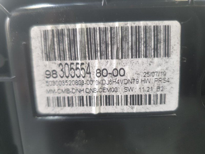 Recambio de cuadro instrumentos para peugeot 3008 ii suv (mc_, mr_, mj_, m4_) 1.5 bluehdi 130 referencia OEM IAM 9850673280  