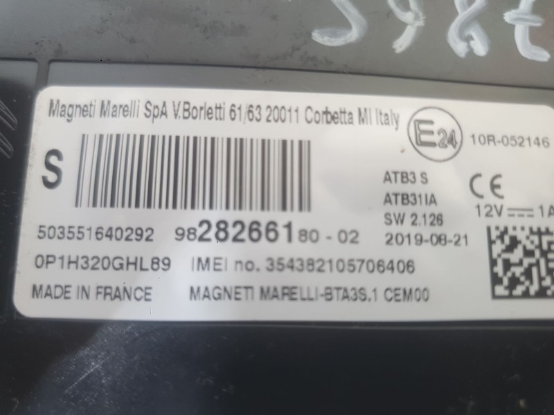 Recambio de modulo electronico para peugeot 3008 ii suv (mc_, mr_, mj_, m4_) 1.5 bluehdi 130 referencia OEM IAM   