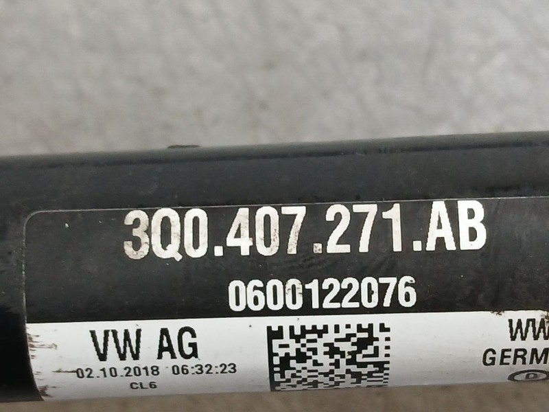 Recambio de transmision delantera izquierda para volkswagen tiguan (ad1, ax1) 1.5 tsi referencia OEM IAM 3Q0407271AB  