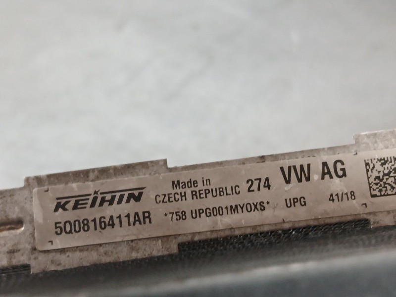 Recambio de condensador / radiador aire acondicionado para volkswagen tiguan (ad1, ax1) 1.5 tsi referencia OEM IAM 5Q0816411BG  