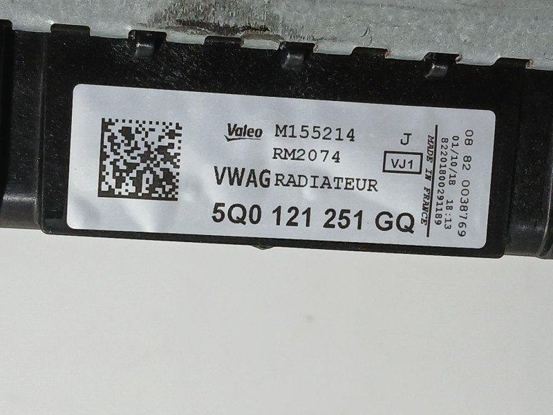 Recambio de radiador agua para volkswagen tiguan (ad1, ax1) 1.5 tsi referencia OEM IAM 5Q0121251GQ  