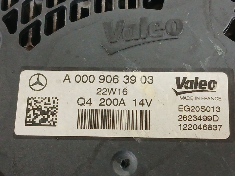 Recambio de alternador para mercedes-benz vito tourer (w447) 114 cdi 4-matic (447.701, 447.703, 447.705) referencia OEM IAM A000