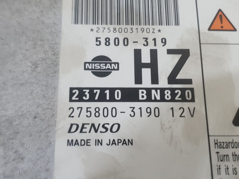 Recambio de centralita motor uce para nissan almera ii hatchback (n16) 2.2 dci referencia OEM IAM 23710BN803  