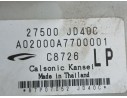 Recambio de mando climatizador para nissan qashqai i (j10, nj10) 2.0 a las 4 ruedas referencia OEM IAM 27500JD40C  