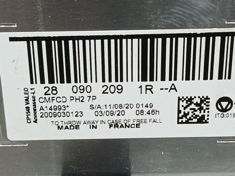 Recambio de sistema navegacion gps para renault talisman executive referencia OEM IAM 280902091R  