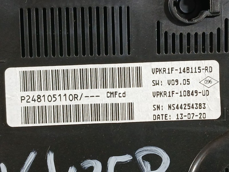 Recambio de cuadro instrumentos para renault talisman executive referencia OEM IAM 248105110R  