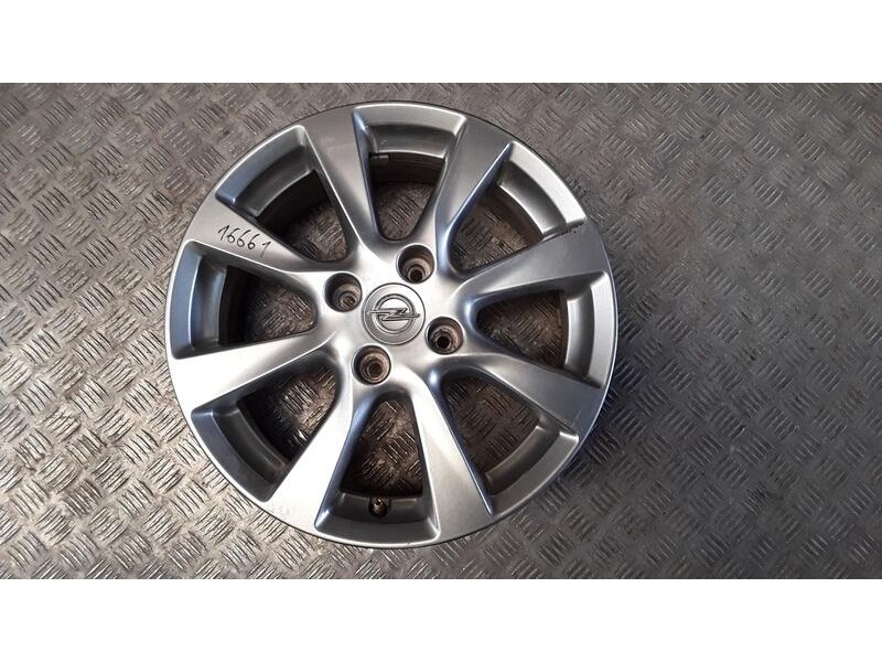 Recambio de llanta aluminio para opel corsa f (p2jo) 1.5 (68) referencia OEM IAM 6.5X16 4 TORN ET38 ALUMINIO ROZADA ROZADAS