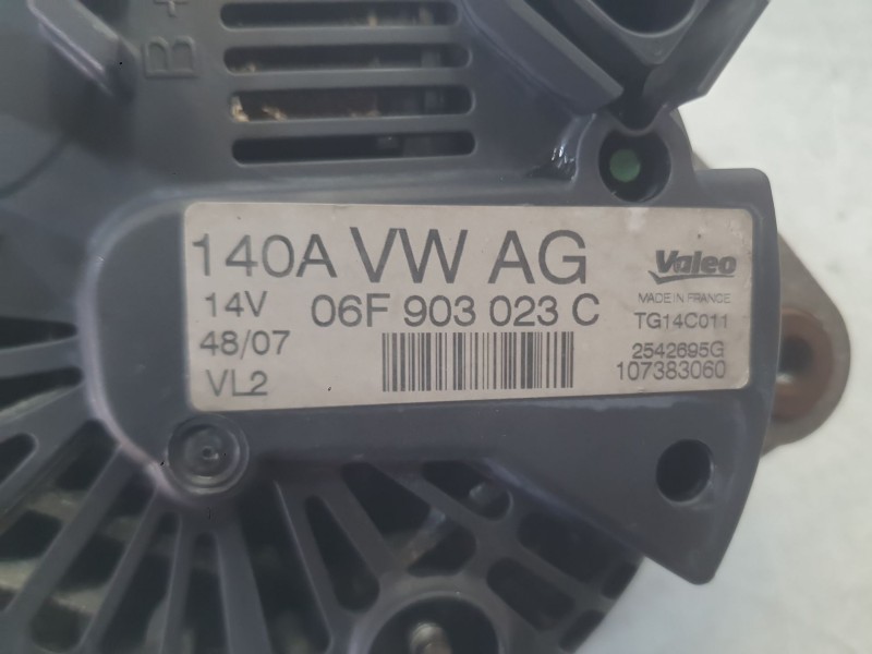 Recambio de alternador para volkswagen golf v (1k1) 1.9 tdi referencia OEM IAM 06F903023FX 06F903023F 