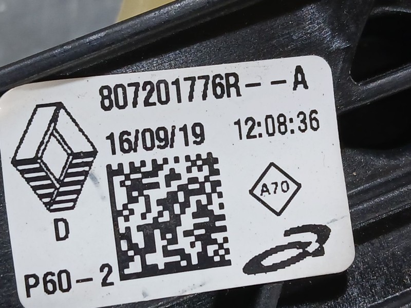 Recambio de elevalunas delantero derecho para renault clio v (b7_) 1.0 tce 100 (b7mt) referencia OEM IAM 807201776R  
