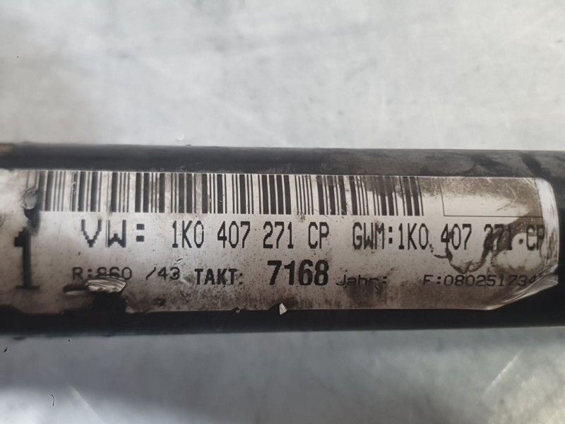 Recambio de transmision delantera izquierda para volkswagen golf v (1k1) 1.9 tdi referencia OEM IAM 1K0407271LB  