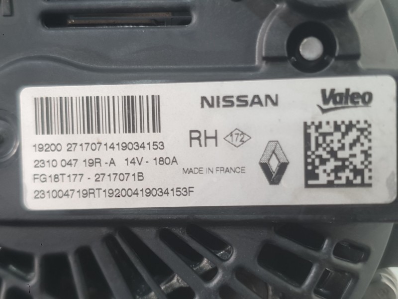 Recambio de alternador para dacia sandero ii (b8_) 1.5 blue dci 95 (b8jl) referencia OEM IAM 231003676R  