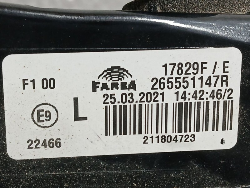 Recambio de piloto trasero izquierdo interior para renault clio v (b7_) 1.0 sce 65 (b7mg) referencia OEM IAM 265551147R  