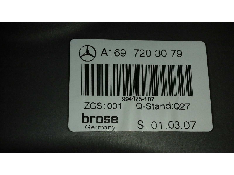 Recambio de elevalunas delantero derecho para mercedes-benz clase a (w169) a 150 (169.031) referencia OEM IAM A1697203079 6 PINS