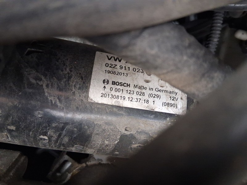 Recambio de motor arranque para seat toledo iv (kg3) 1.6 tdi referencia OEM IAM 02Z911024K  