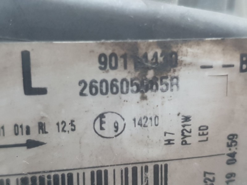 Recambio de faro izquierdo para dacia sandero ii (b8_) 1.5 blue dci 95 (b8jl) referencia OEM IAM 260603795R  