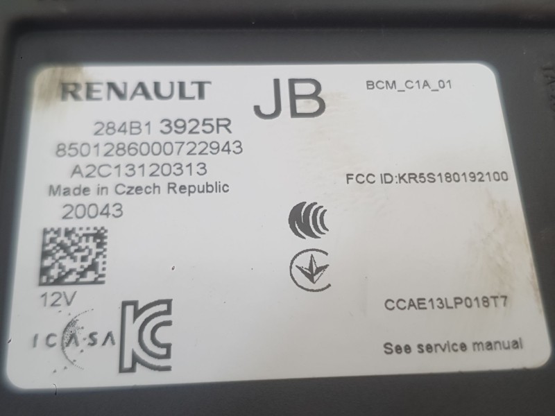 Recambio de modulo electronico para renault captur ii (hf_) blue dci 115 (hfad) referencia OEM IAM   