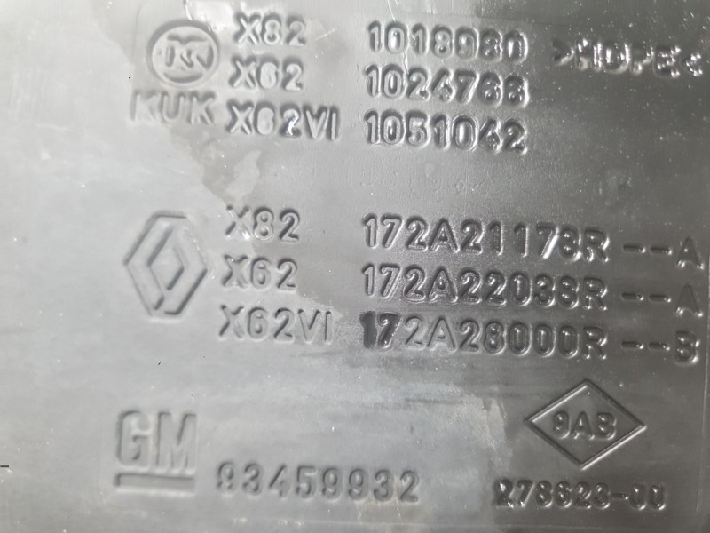 Recambio de deposito adblue para renault trafic iii autobús (jg_) 1.6 dci 120 (jgmb) referencia OEM IAM   