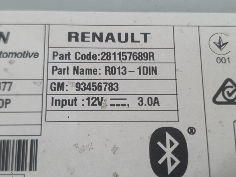 Recambio de sistema audio / radio para renault trafic iii autobús (jg_) 1.6 dci 120 (jgmb) referencia OEM IAM 280211974R  