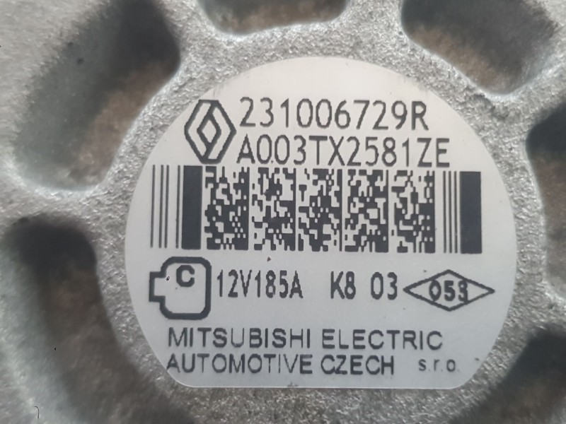 Recambio de alternador para renault trafic iii autobús (jg_) 1.6 dci 120 (jgmb) referencia OEM IAM 231006729R  