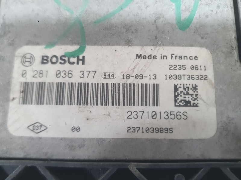 Recambio de centralita motor uce para renault trafic iii autobús (jg_) 1.6 dci 120 (jgmb) referencia OEM IAM   
