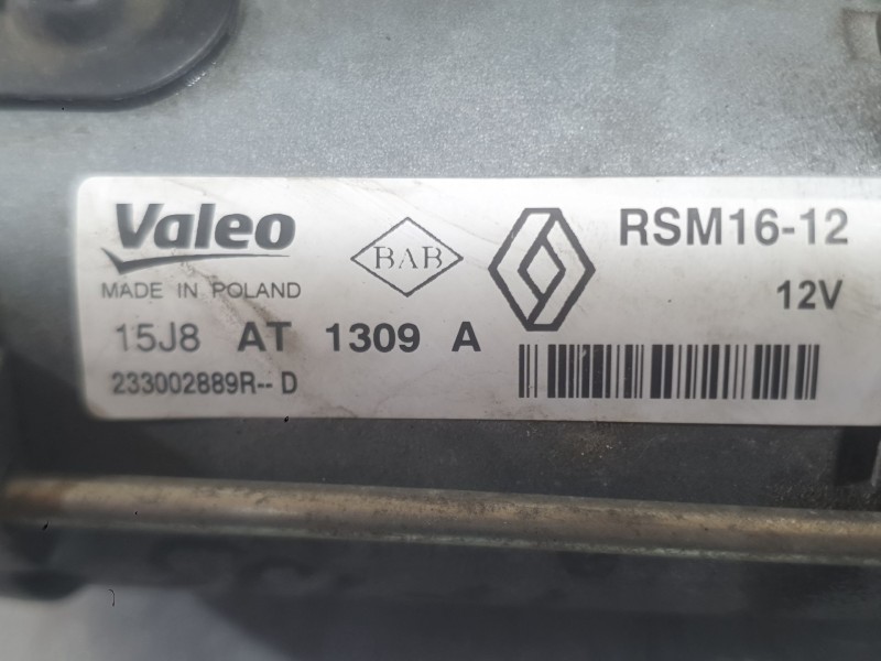Recambio de motor arranque para renault trafic iii autobús (jg_) 1.6 dci 120 (jgmb) referencia OEM IAM 233002889R  