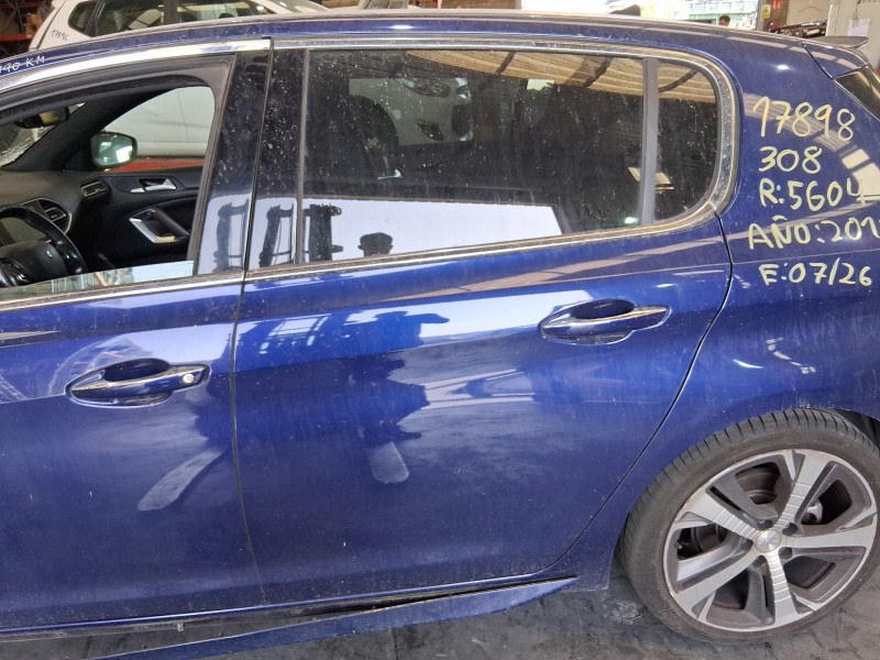Recambio de puerta trasera izquierda para peugeot 308 ii (lb_, lp_, lw_, lh_, l3_) 1.6 gt 205 referencia OEM IAM 9802165680  