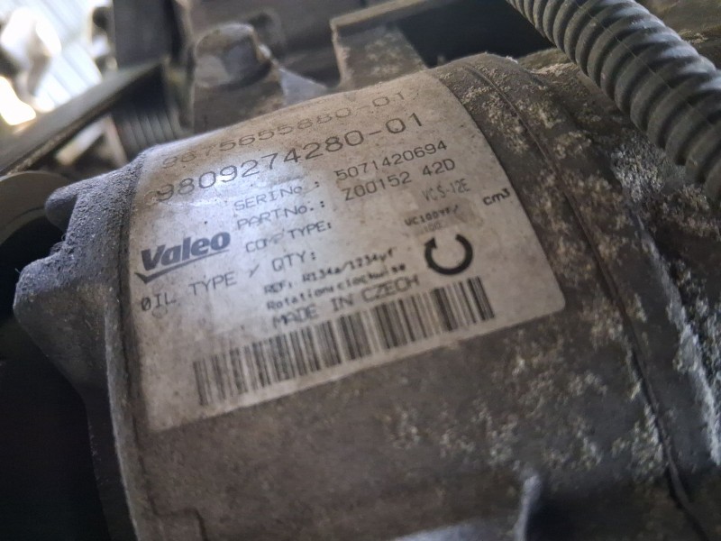 Recambio de compresor aire acondicionado para peugeot 308 ii (lb_, lp_, lw_, lh_, l3_) 1.6 gt 205 referencia OEM IAM 9827528980 